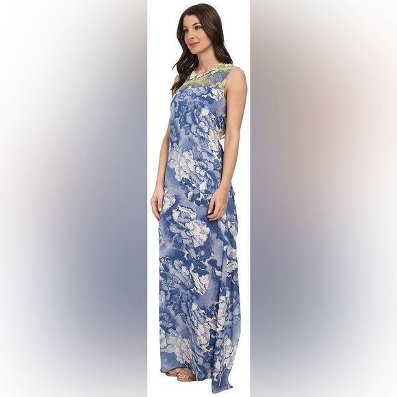 BCBG Maxazria Susana Floral Backless Dress - Picture 5 of 6